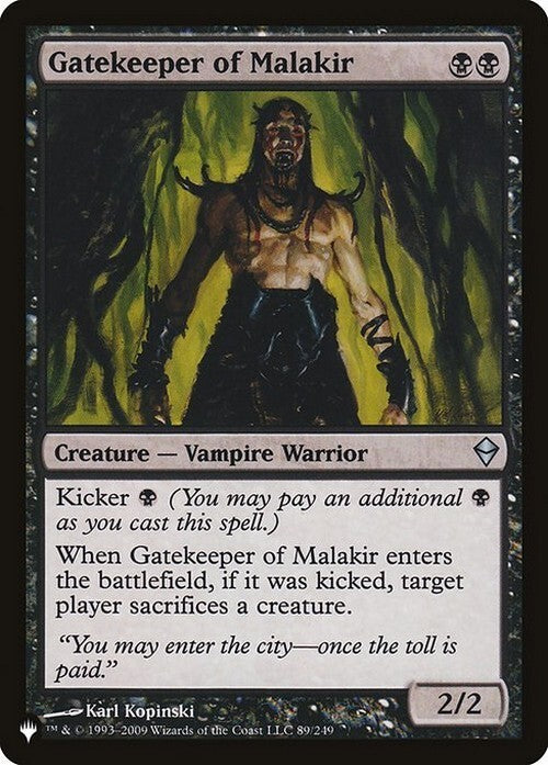 Gatekeeper of Malakir ~ The List [ NearMint ] [ Magic MTG ]