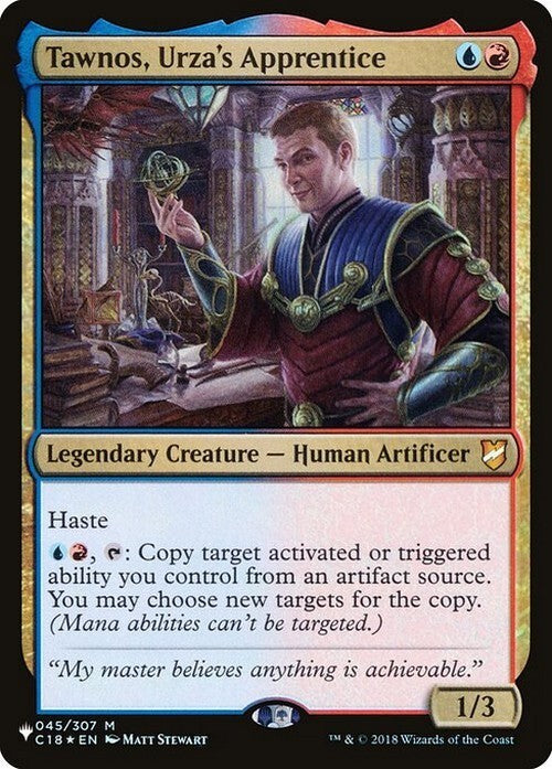 Tawnos, Urza's Apprentice ~ The List [ NearMint ] [ Magic MTG ] - London Magic Traders Ltd