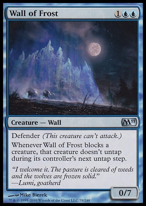Wall of Frost ~ Magic 2011 [ EX ] [ Magic MTG ]