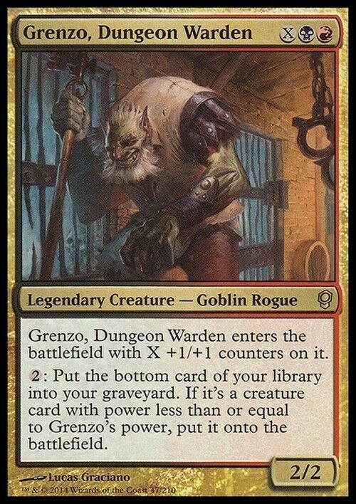 Grenzo, Dungeon Warden ~ Conspiracy 1 [ PLAYED ] [ Magic MTG ]