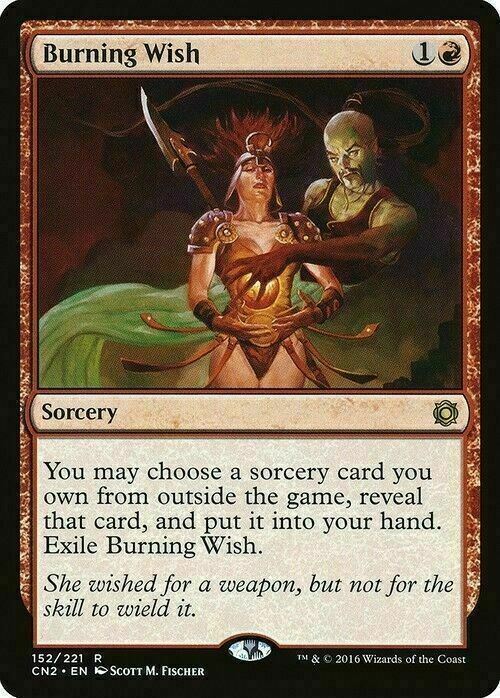 Burning Wish ~ Conspiracy 2 [ Excellent ] [ Magic MTG ]
