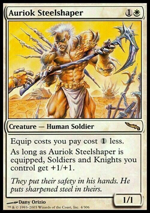 Auriok Steelshaper ~ Mirrodin [ PLAYED ] [ Magic MTG ] - London Magic Traders Ltd