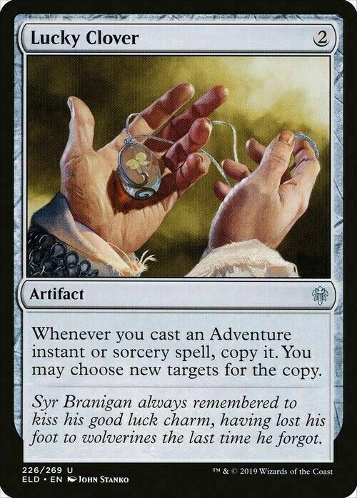 Lucky Clover ~ Throne of Eldraine [ NearMint ] [ Magic MTG ]