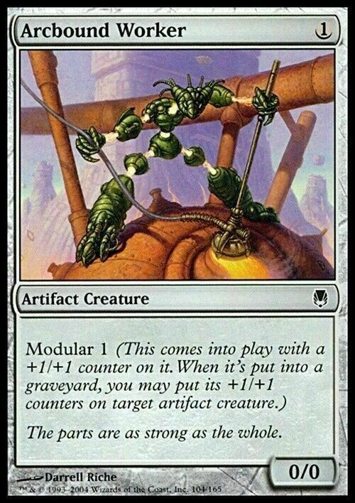 Arcbound Worker ~ Darksteel [ Excellent ] [ Magic MTG ] - London Magic Traders Ltd