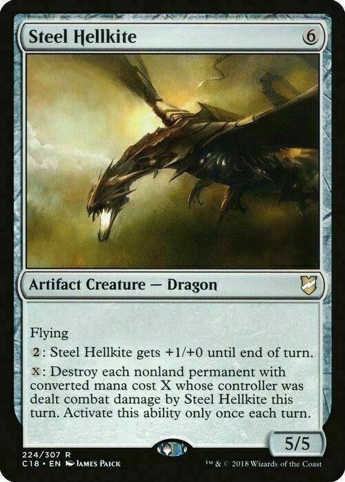 Steel Hellkite ~ Commander 2018 [ NearMint ] [ Magic MTG ]