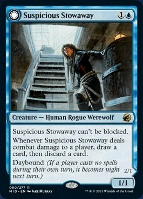 Suspicious Stowaway ~ Midnight Hunt [ NearMint ] [ Magic MTG ]