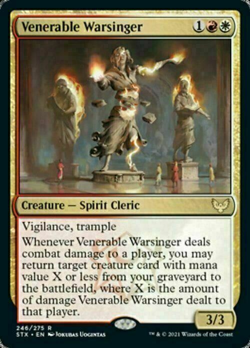 Venerable Warsinger ~ Strixhaven [ NearMint ] [ Magic MTG ] - London Magic Traders Ltd