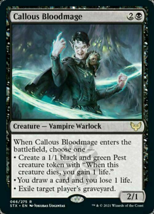 Callous Bloodmage ~ Strixhaven [ NearMint ] [ Magic MTG ]
