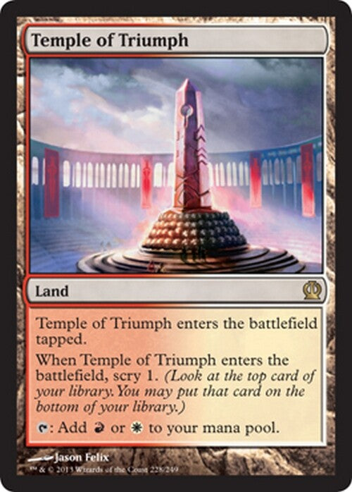 Temple of Triumph ~ Theros [ Excellent ] [ Magic MTG ]