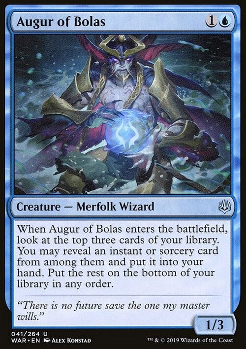 Augur of Bolas ~ War of the Spark [ EX ] [ Magic MTG ]