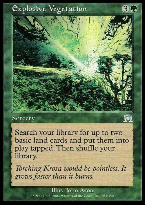 Explosive Vegetation ~ Onslaught [ PLAYED ] [ Magic MTG ]