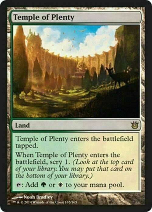 Temple of Plenty ~ Born of the Gods [ NearMint ] [ Magic MTG ]