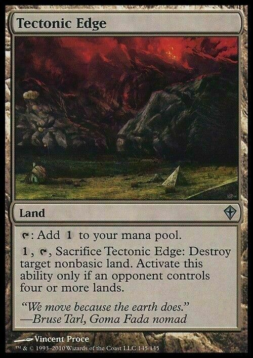 Tectonic Edge ~ Worldwake [ Excellent ] [ Magic MTG ]