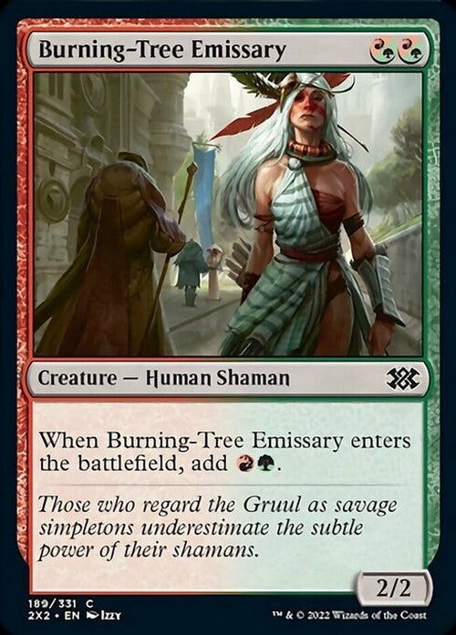 Burning-Tree Emissary ~ Double Masters 2022 [ NearMint ] [ Magic MTG ]