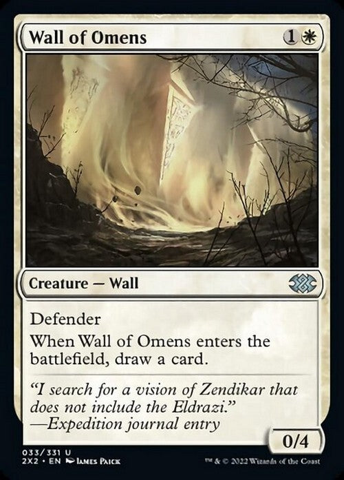 Wall of Omens ~ Double Masters 2022 [ NearMint ] [ Magic MTG ]