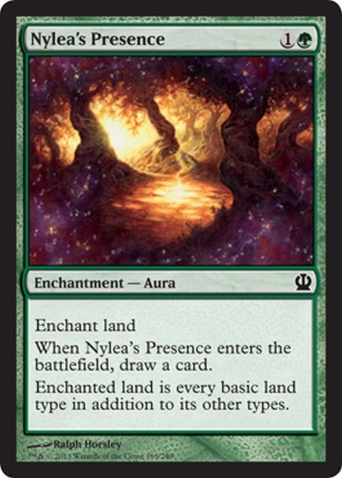 Nylea's Presence ~ Theros [ EX ] [ Magic MTG ]