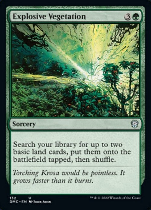 Explosive Vegetation ~ Commander: Dominaria United [ NM ] [ Magic MTG ]