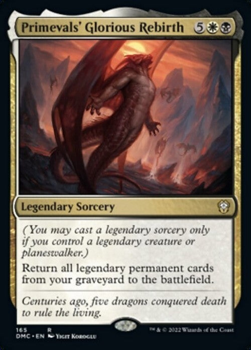 Primevals' Glorious Rebirth ~ Commander: Dominaria United [ NM ] [ Magic MTG ]