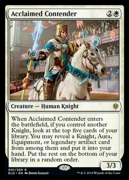 Acclaimed Contender ~ Throne of Eldraine [ NearMint ] [ Magic MTG ] - London Magic Traders Ltd