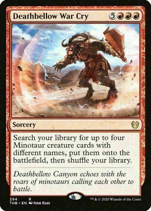Deathbellow War Cry ~ Theros Beyond Death [ Excellent ] [ Magic MTG ]