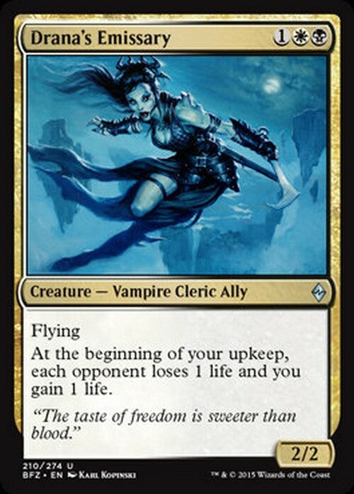 Drana's Emissary ~ Battle for Zendikar [ Excellent ] [ Magic MTG ]