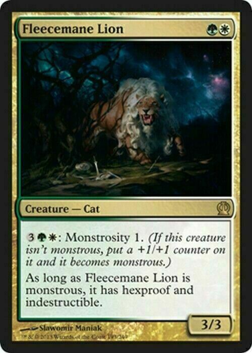 Fleecemane Lion ~ Theros [ Excellent ] [ Magic MTG ] - London Magic Traders Ltd