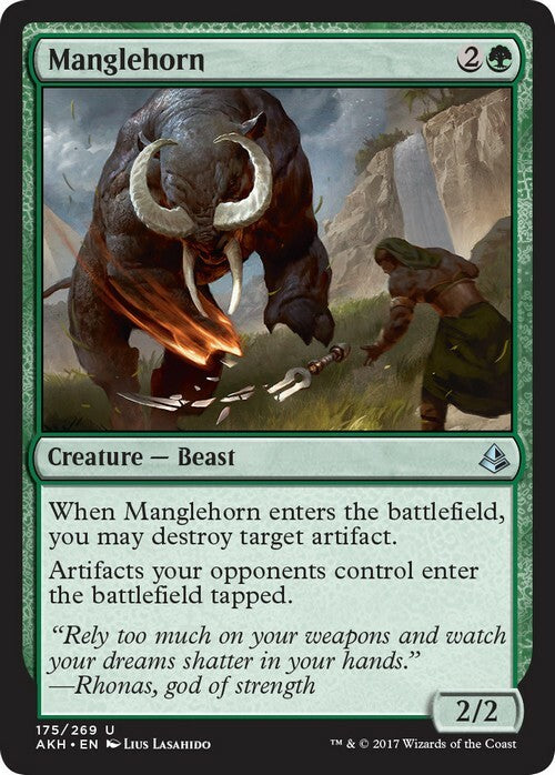 Manglehorn ~ Amonkhet [ Excellent ] [ Magic MTG ] - London Magic Traders Ltd