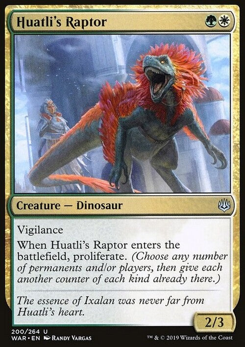 Huatli's Raptor ~ War of the Spark [ Excellent ] [ Magic MTG ]