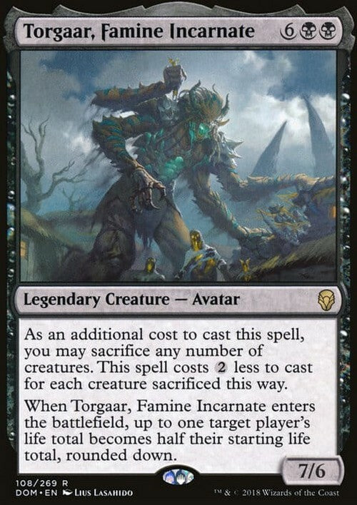 Torgaar, Famine Incarnate ~ Dominaria [ NearMint ] [ Magic MTG ]