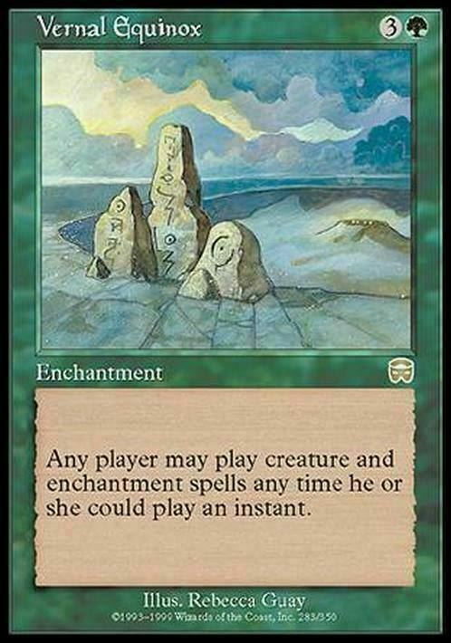 Vernal Equinox ~ Mercadian Masques [ Excellent ] [ Magic MTG ]