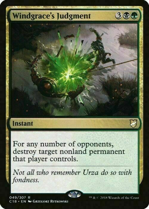 Windgrace's Judgment ~ Commander 2018 [ NearMint ] [ Magic MTG ]