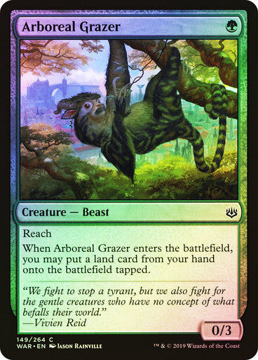 FOIL Arboreal Grazer ~ War of the Spark [ NM ] [ Magic MTG ]