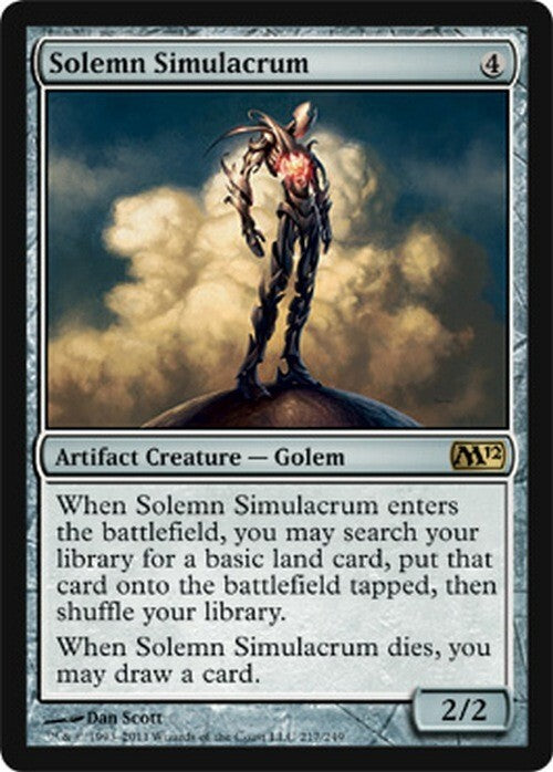 Solemn Simulacrum ~ Magic 2012 [ Excellent ] [ Magic MTG ]
