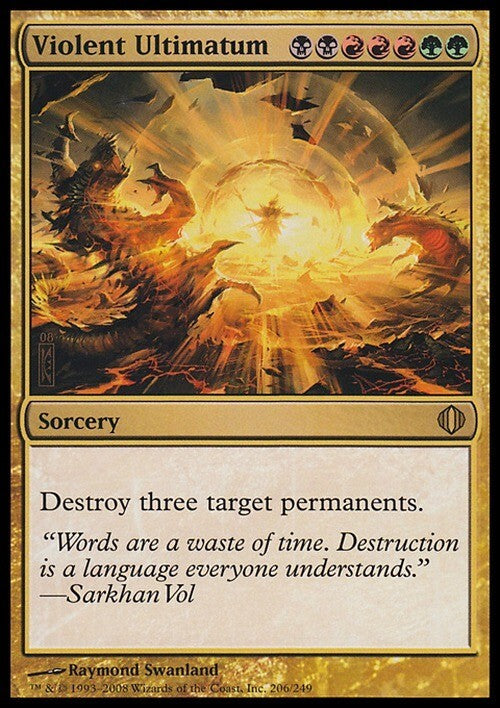 Violent Ultimatum ~ Shards of Alara [ Excellent ] [ Magic MTG ]