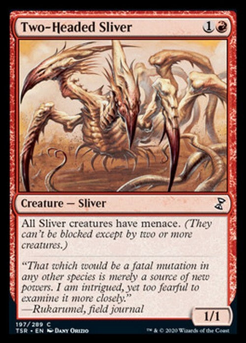 Two-Headed Sliver ~ Time Spiral Remastered [ NearMint ] [ Magic MTG ]