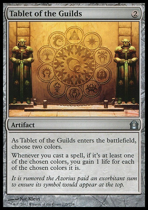 Tablet of the Guilds ~ Return to Ravnica [ Excellent ] [ Magic MTG ]