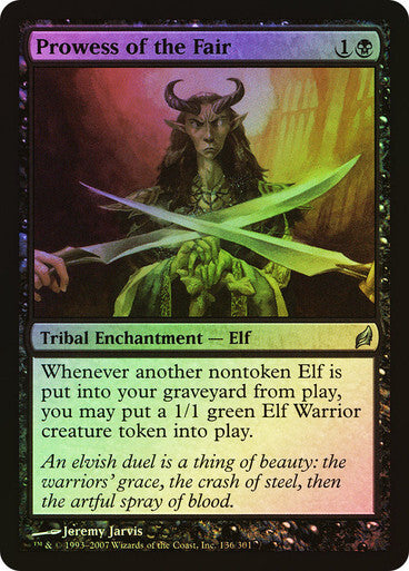 FOIL Prowess of the Fair ~ Lorwyn [ Excellent ] [ Magic MTG ]