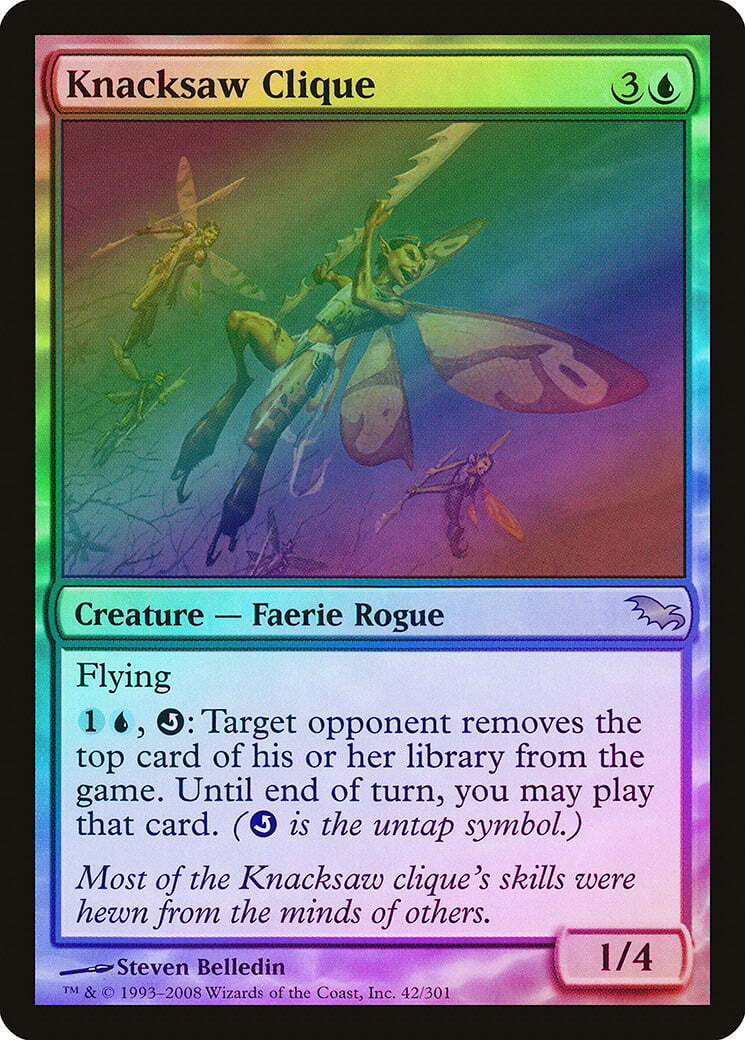 FOIL Knacksaw Clique ~ Shadowmoor [ Excellent ] [ Magic MTG ]