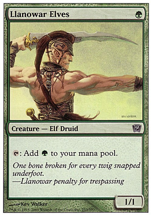 Llanowar Elves ~ Ninth Edition [ PLAYED ] [ Magic MTG ]