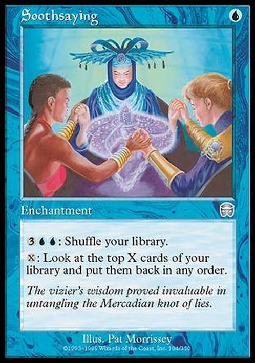 Soothsaying ~ Mercadian Masques [ Excellent ] [ Magic MTG ]