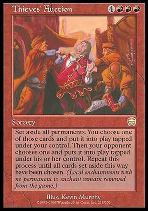 Thieves' Auction ~ Mercadian Masques [ Excellent ] [ Magic MTG ] - London Magic Traders Ltd