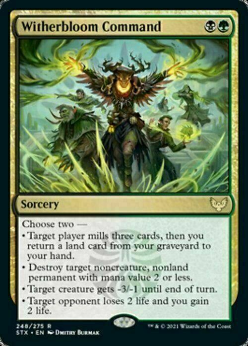 Witherbloom Command ~ Strixhaven [ NearMint ] [ Magic MTG ]
