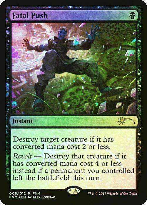 FOIL Fatal Push ~ Friday Night Magic Promos [ Excellent+ ] [ Magic MTG ]