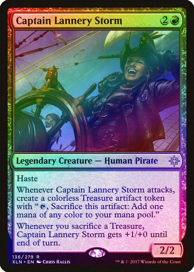 FOIL Captain Lannery Storm ~ Ixalan [ NearMint ] [ Magic MTG ]