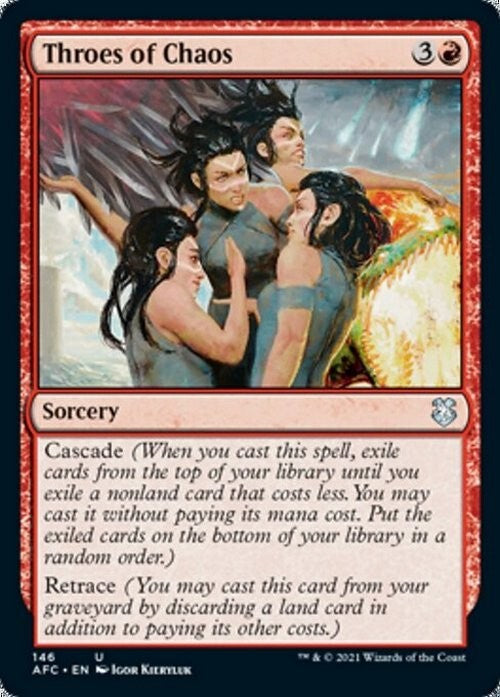 Throes of Chaos ~ Commander: Adventures in the Forgotten Realms [ NM ] [ MTG ]