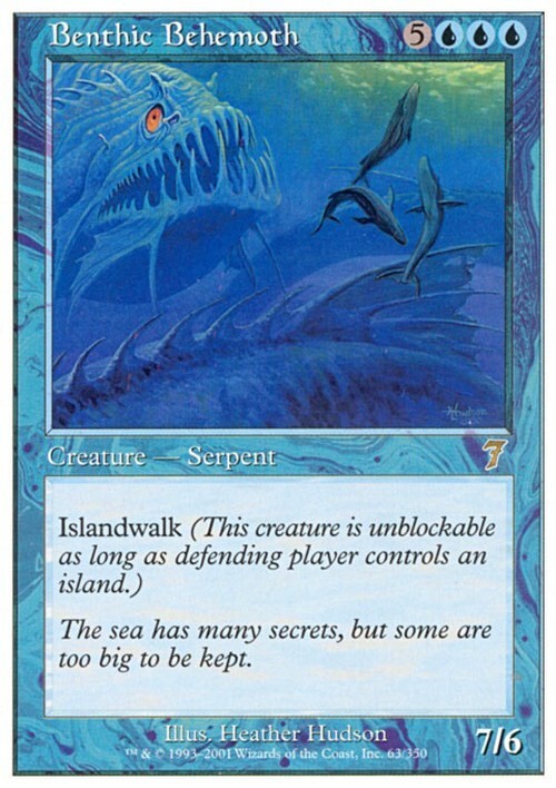 Benthic Behemoth ~ Seventh Edition [ Excellent ] [ Magic MTG ]