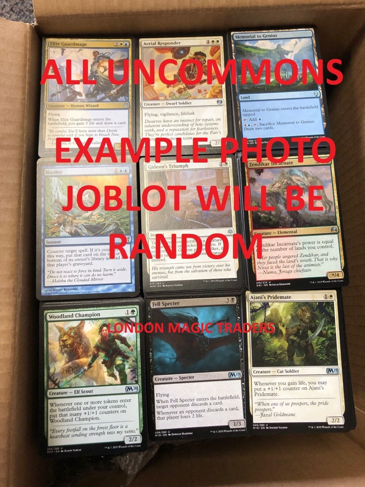 3500+ MTG UNCOMMON Cards (Random Joblot, all English) [ EX ] [ Magic MTG ]