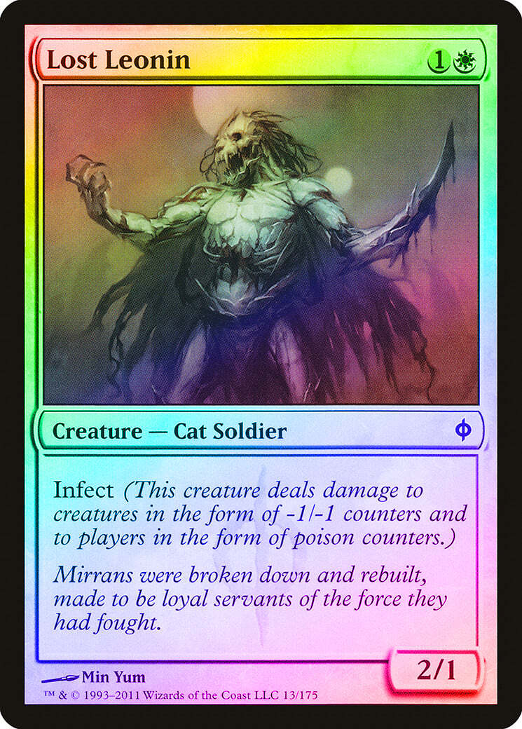 FOIL Lost Leonin ~ New Phyrexia [ Excellent ] [ Magic MTG ]