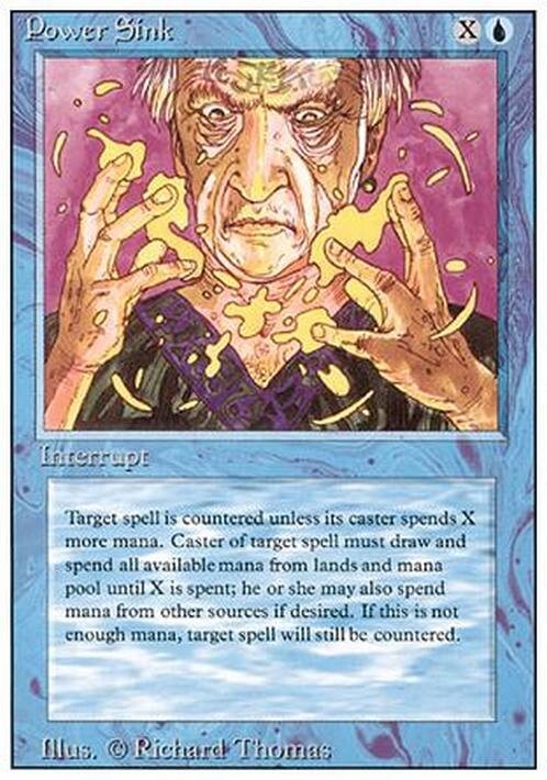 Power Sink ~ Revised [ PLAYED ] [ Magic MTG ]