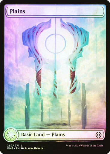 Choose your FOIL Full Art Land ~ Phyrexia: All Will Be One [ NM ] [ Magic MTG ]